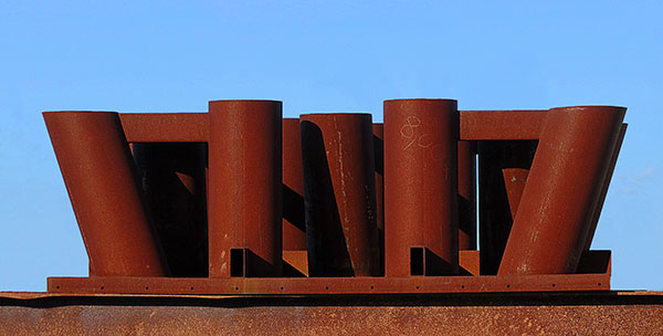 Rusty Object, Mare
          Island Naval Shipyard, Vallejo, California